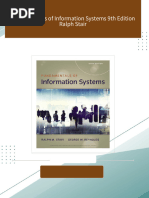 Download Complete Fundamentals of Information Systems 9th Edition Ralph Stair PDF for All Chapters