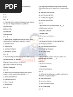 MS POWERPOINT  (50 MCQ)