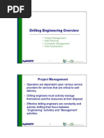 Drilling Engineering Overview: Project Management