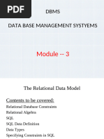 DBMS Module 3