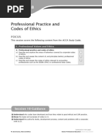 P1-18 Professional Practice and Codes of Ethics