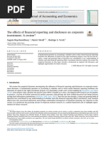 2019-JAE-The effects of financial reporting and disclosure on corporate investment- A review