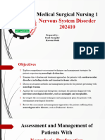 Assessment and Mng of Pt With Neurologica Disorder