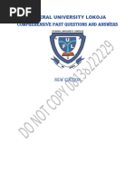 Federal University Lokoja Cbt Past Questions_ (by Coker Hope Afe)-1-1