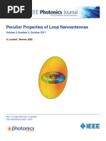 Peculiar Properties of Loop Nanoantennas