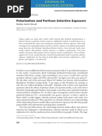 Polarization and Partisan Selective Expo