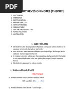 CHEMISTRY REVESION NOTES