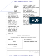 Stipulation and (Proposed) Order of Dismissal Case No. C-08-03343 SI