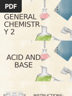 Acid and Base