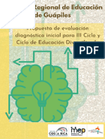 Propuesta de evaluación diagnóstica inicial para III ciclo y ciclo de Educación Diversificada