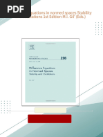 Instant ebooks textbook Difference equations in normed spaces Stability and oscillations 1st Edition M.I. Gil' (Eds.) download all chapters