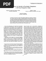 Risk Factors for Suicide in Psychiatric Outpatients:  A 20-Year Prospective Study, Gregory K. Brown, Aaron T. Beck, Robert A. Steer, Jessica R. Grisham