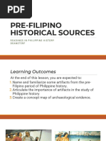 Pre-Filipino Historical Sources