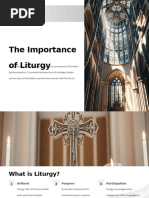 The Importance of Liturgy