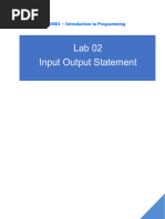 W02-Req-Input and Output