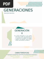 GENERACIONES (X, Millenial,Conclusiones)