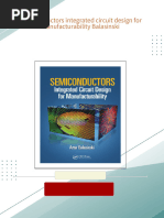 Semiconductors integrated circuit design for manufacturability Balasinski 2024 scribd download