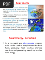 solar,wind and tidal  energy notes module 1