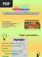 Oral Lumenoscopy an Adjuvant in Early Screening of Oral Cancer