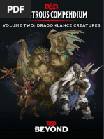 Monstrous Compendium Volume 2 - Dragonlance