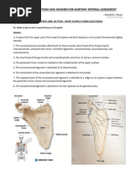 ANATOMY UPPER LIMB SHORT ESSAYS (40)