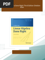 Buy ebook Linear Algebra Done Right Third Edition Sheldon Axler cheap price