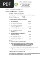 CAEC 10 ALM No. 2 Receivables