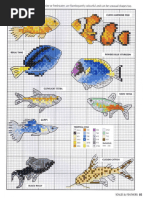 Tropical Fishes Cross Stitch Pattern