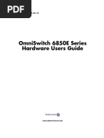 OS6850E AOS 6.4.6 R01 Hardware Users Guide