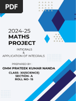 MATH PROJECT OMM PRATEEK KUMAR NANDA