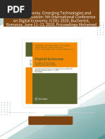 Instant download Digital Economy. Emerging Technologies and Business Innovation: 5th International Conference on Digital Economy, ICDEc 2020, Bucharest, Romania, June 11–13, 2020, Proceedings Mohamed Anis Bach Tobji pdf all chapter