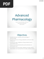 St. Jean - Advanced Pharmacology for nursing