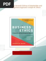 Instant Download Business Ethics Seventh Edition A Stakeholder and Issues Management Approach Joseph W. Weiss PDF All Chapters