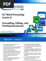 ICT Word Processing Lesson_2