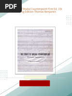 Download The Craft of Modal Counterpoint First Ed. 1St Printing Edition Thomas Benjamin ebook All Chapters PDF