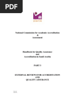 Handbook For Quality Assurance and Accreditation in Saudi Arabia - 3