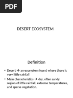 9. Desert Ecosystem