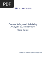 Cameo Safety and Reliability Analyzer UserGuide