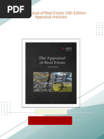 Complete Download The Appraisal of Real Estate 15th Edition Appraisal Institute PDF All Chapters