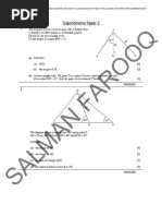 Trigonometry Paper 2