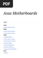 Asus Motherboards - Repair Wiki