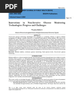 Innovations in Non-Invasive Glucose Monitoring  Technologies: Progress and Challenges (www.kiu.ac.ug)