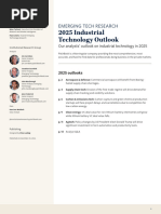 2025 Industrial Technology Outlook