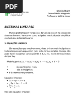 MD6 - Sistemas Lineares 