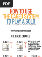 How to Use the CAGED System to Play a Solo.01