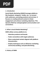 Social media and marketing notes M