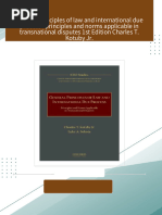 Download full General principles of law and international due process : principles and norms applicable in transnational disputes 1st Edition Charles T. Kotuby Jr. ebook all chapters