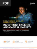 EPGC Investment Banking and Capital Markets IIM Ranchi