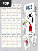 Calendario Snoopy