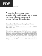 A cosmic degeneracy story: structure formation with warm dark matter and scale-dependent primordial non-Gaussianities